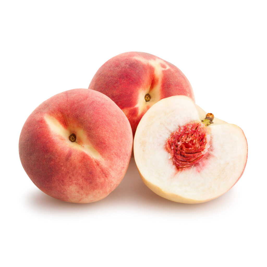 Supplier of wholesale organic white peaches. Blife Srl organic wholesaler